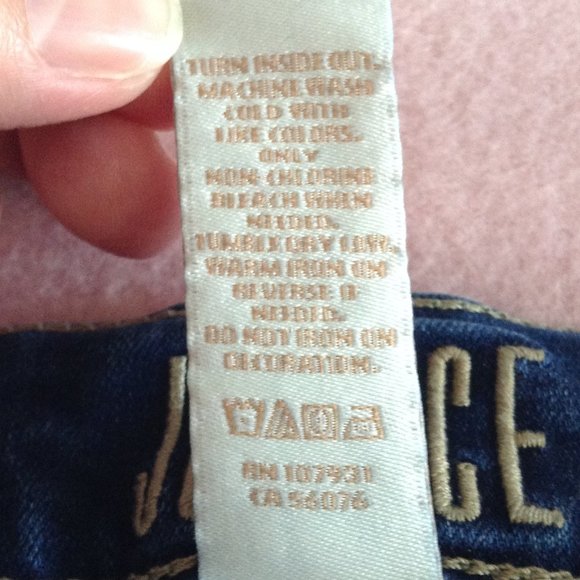 Justice Girls Denim Jean Shorts, Sz. 8 - Picture 7 of 9